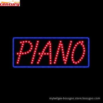 wholesale china factory price piano animated led sign